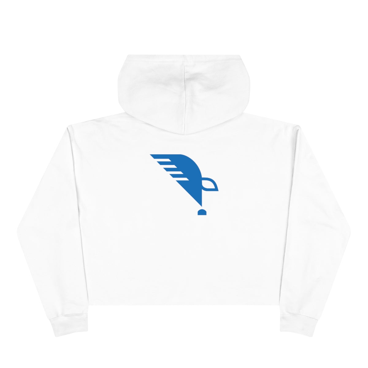 Crop Hoodie with Eagle Quill Logo