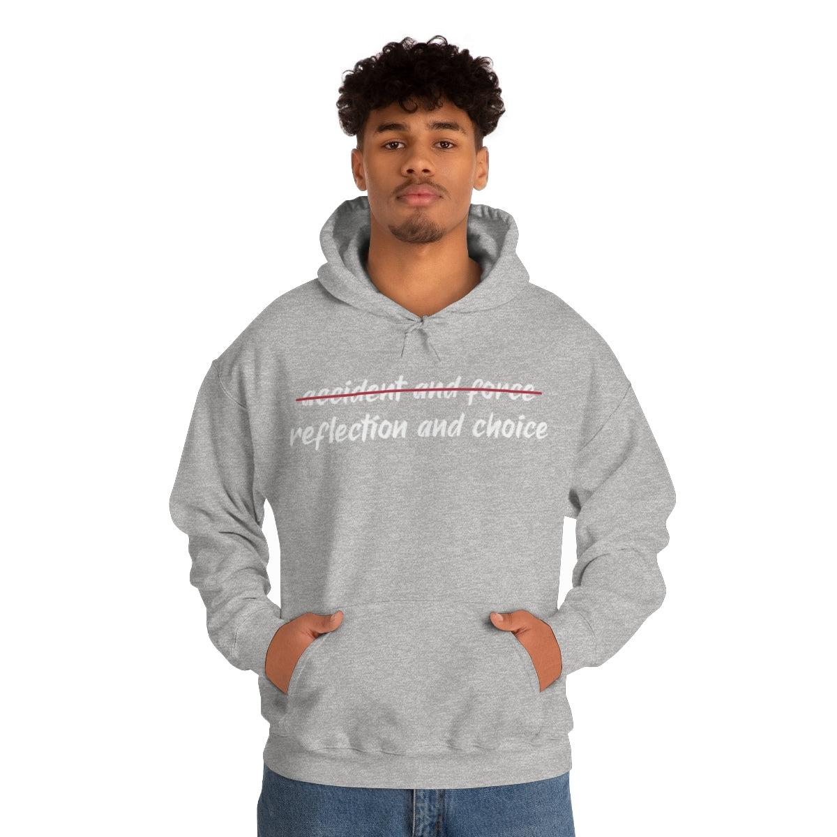 Reflection and Choice The American Idea Unisex Hooded Sweatshirt