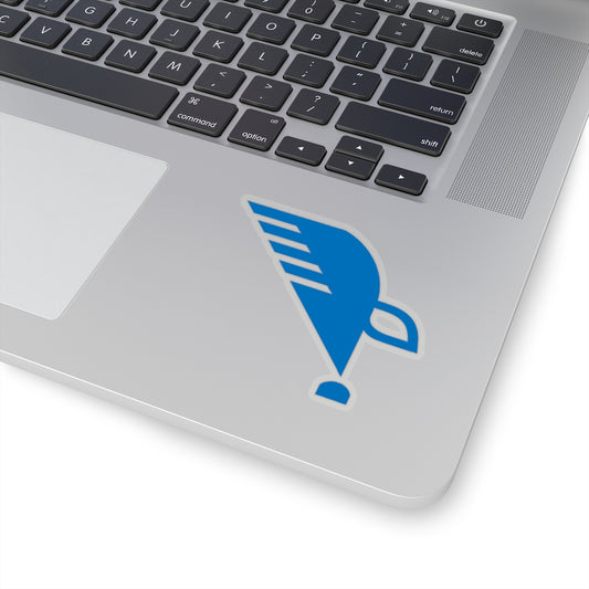 Sticker with Eagle Quill Logo