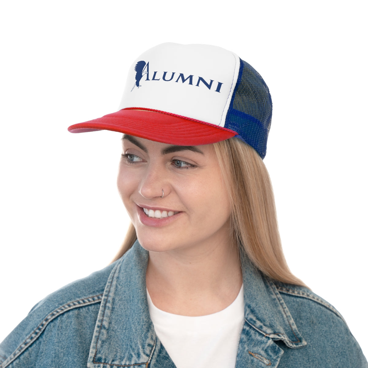 Trucker Cap with Eagle A Alumni Logo