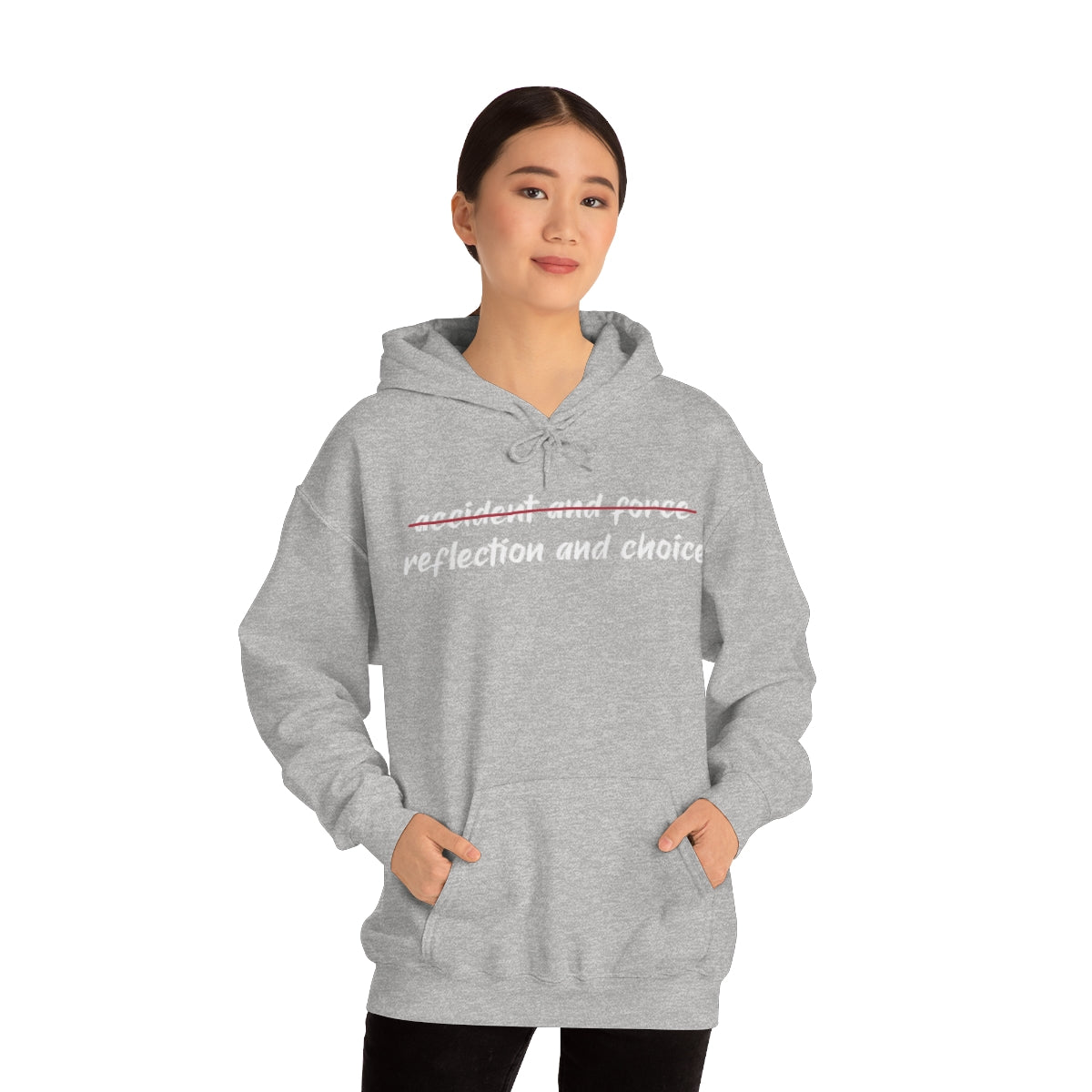 Reflection and Choice The American Idea Unisex Hooded Sweatshirt